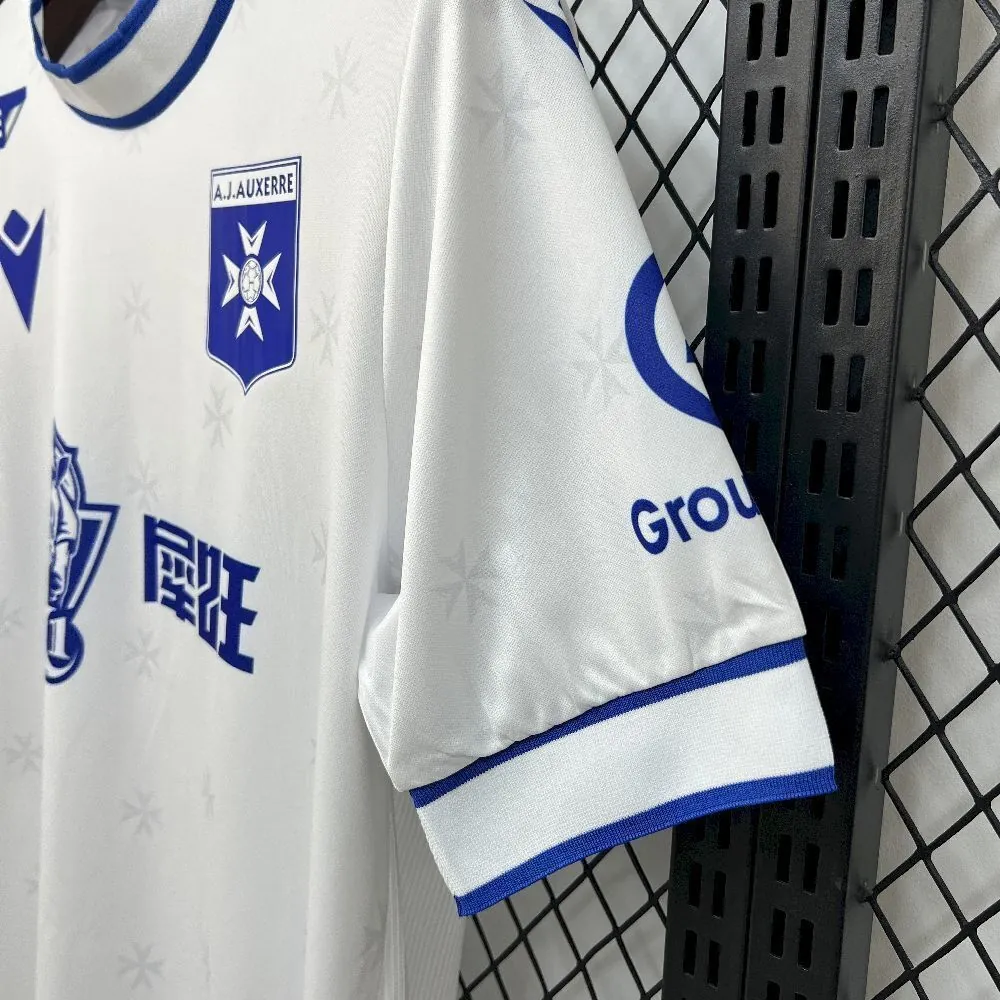 25-26 AJ Auxerre Home Kit Football Shirt AAAAJersey Yupoo 5