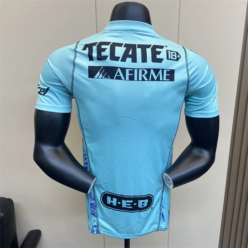 23-24 Tigres UANL Special Edition Kit Player Version Blue Shirt Soccer Jerseys Yupoo 4