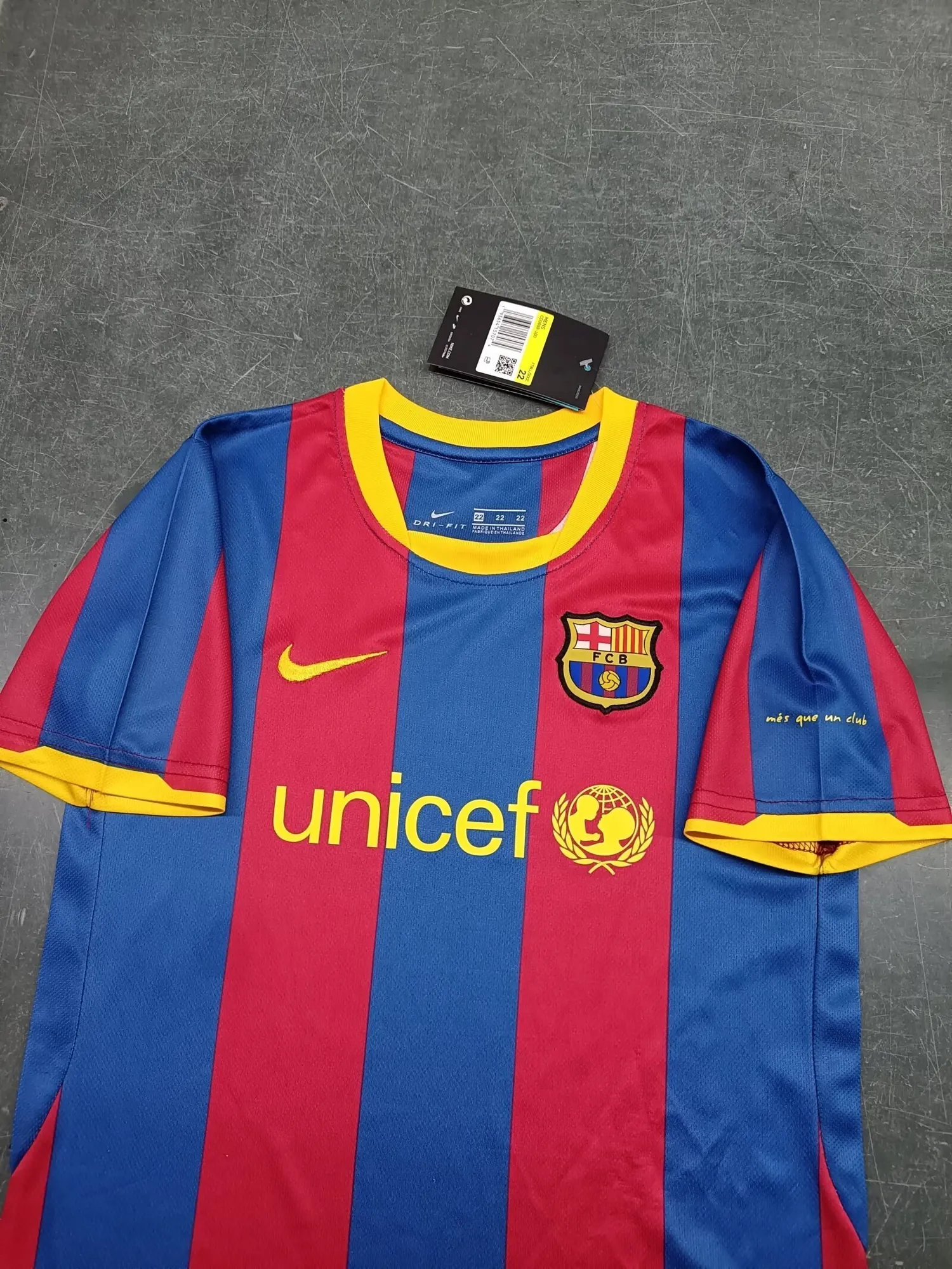 10-11 Barcelona Home Retro Kids Kit Size-16-28 Football Jersey Yupoo 2