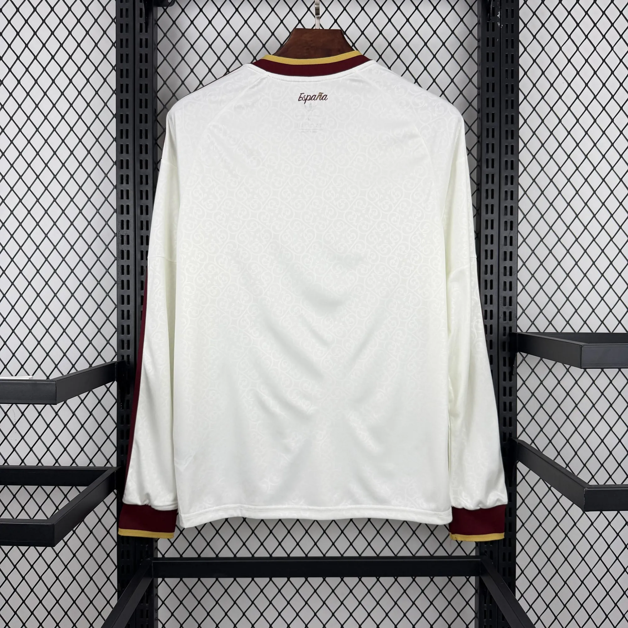 World Cup 2026 Spain Mens Away Kit Football Long Sleeve T-Shirt AAAAJersey Supply Yupoo 5 5