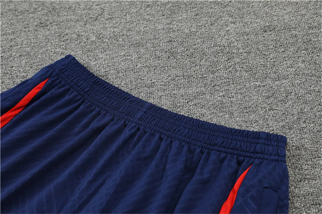 22-23 Barcelona training suit short sleeve kit blue 2
