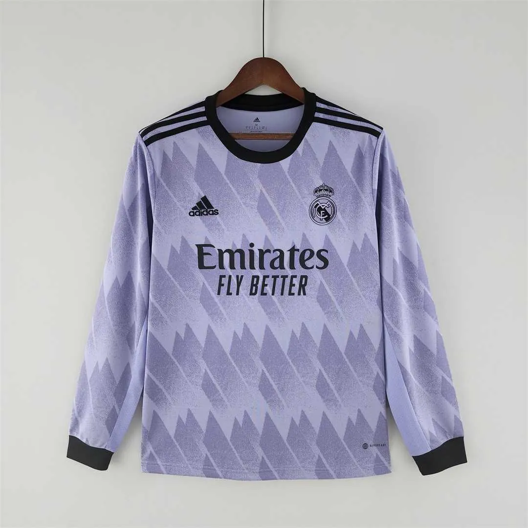 22-23 Real Madrid away long sleeve 8