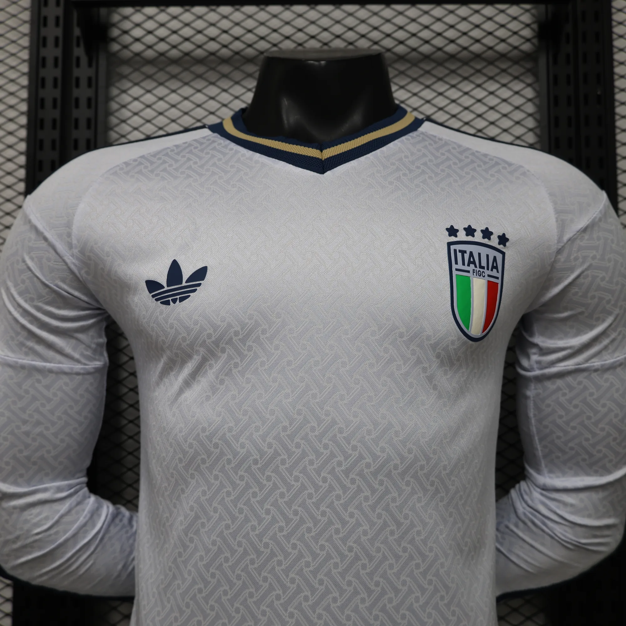 2026 Italy Away Mens Kit Football Player Version Long Sleeve Shirt AAAAJersey Supply Yupoo 9 9