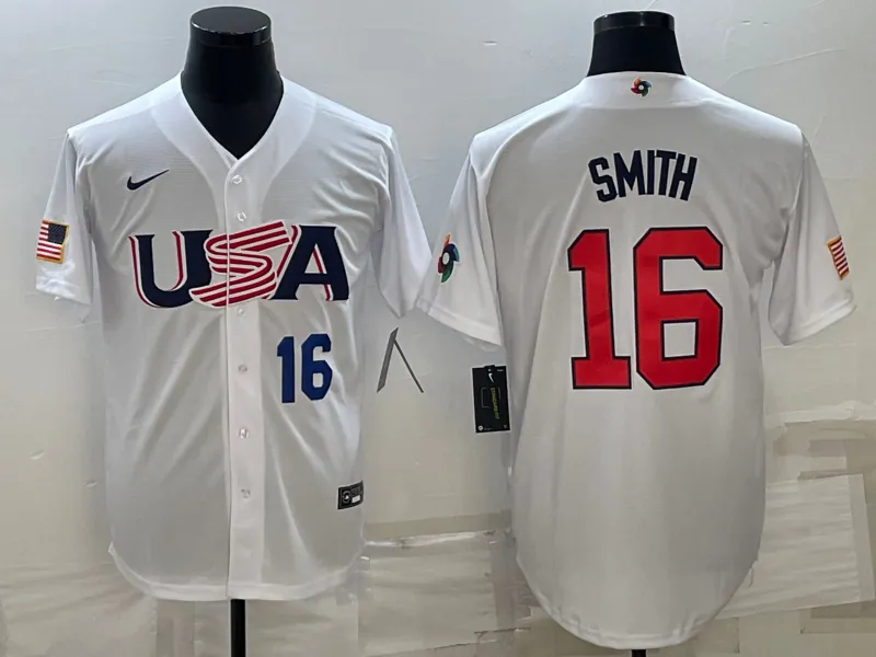 USA 2023 World Cup Baseball Jerseys 9