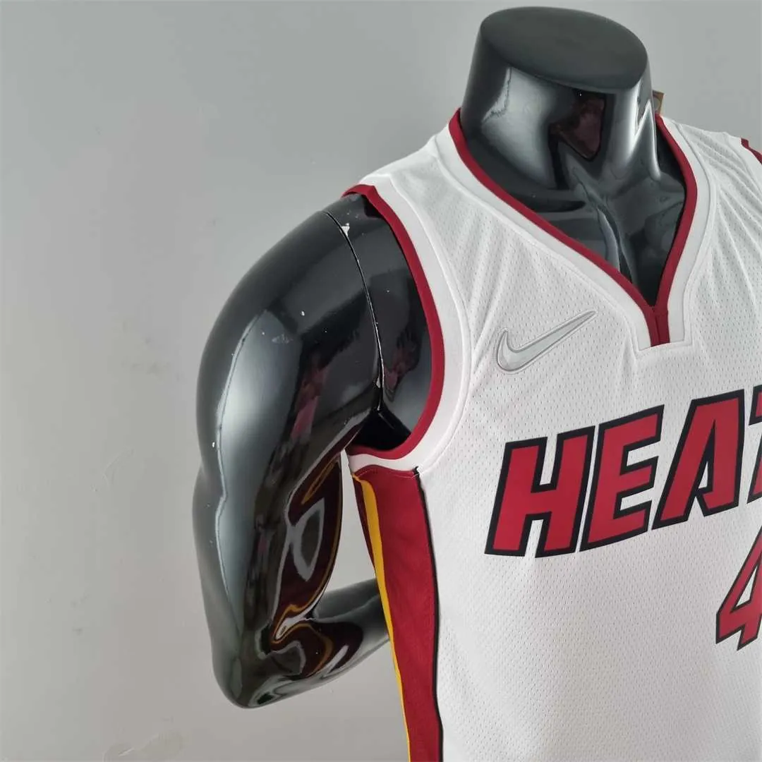 75th Anniversary Miami Heat OLADIPO#4 White NBA Jersey 8