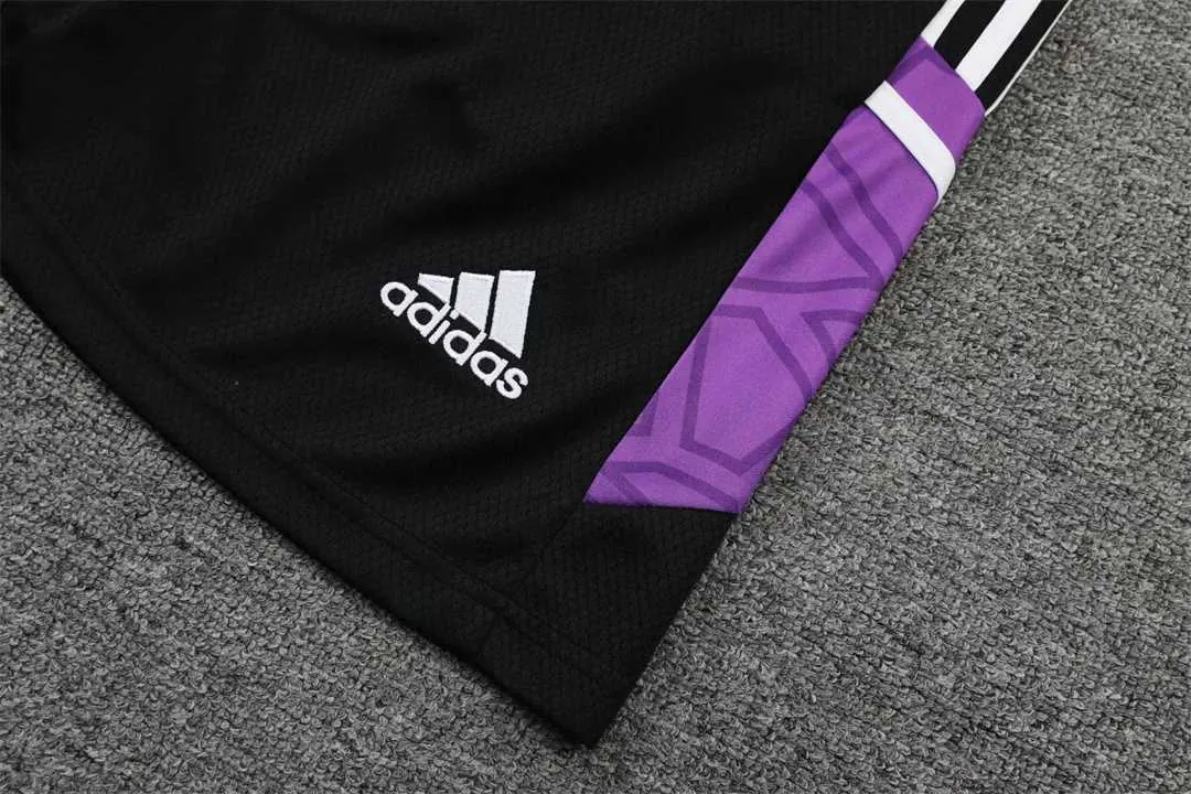22-23 Real Madrid vest training suit kit black 8