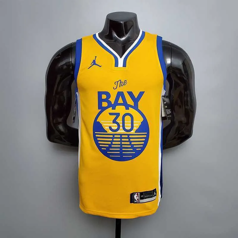 New CURRY#30 Golden State Warriors yellow 9