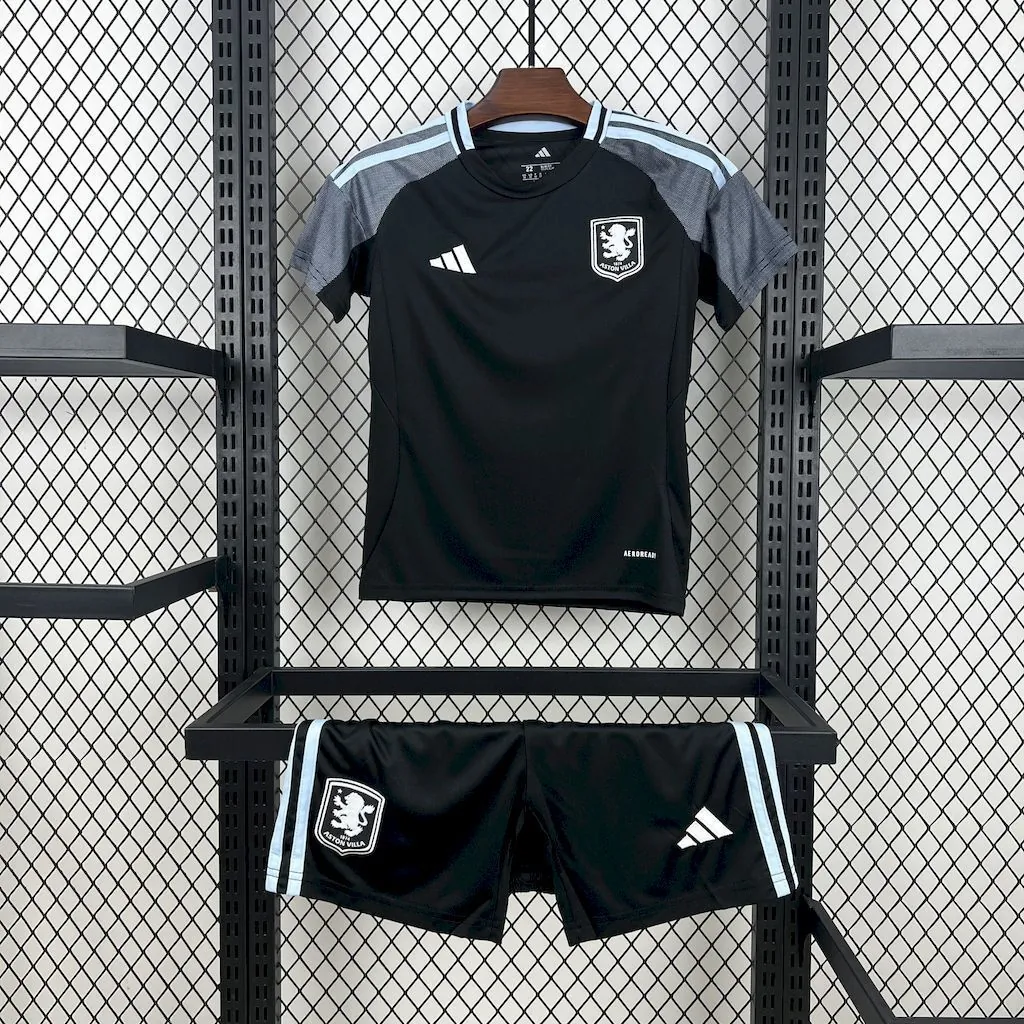 25-26 Aston Villa Away Kid Kits Youth Apparels AAAAJersey Supply Yupoo 10