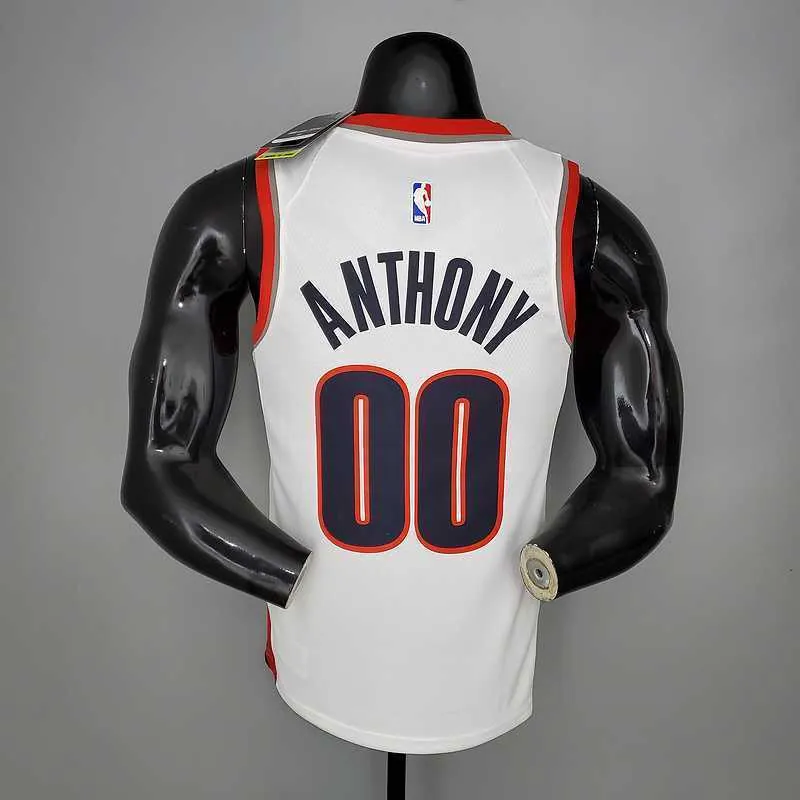 2021 ANTHONY#00 Trail Blazers HOME white 3
