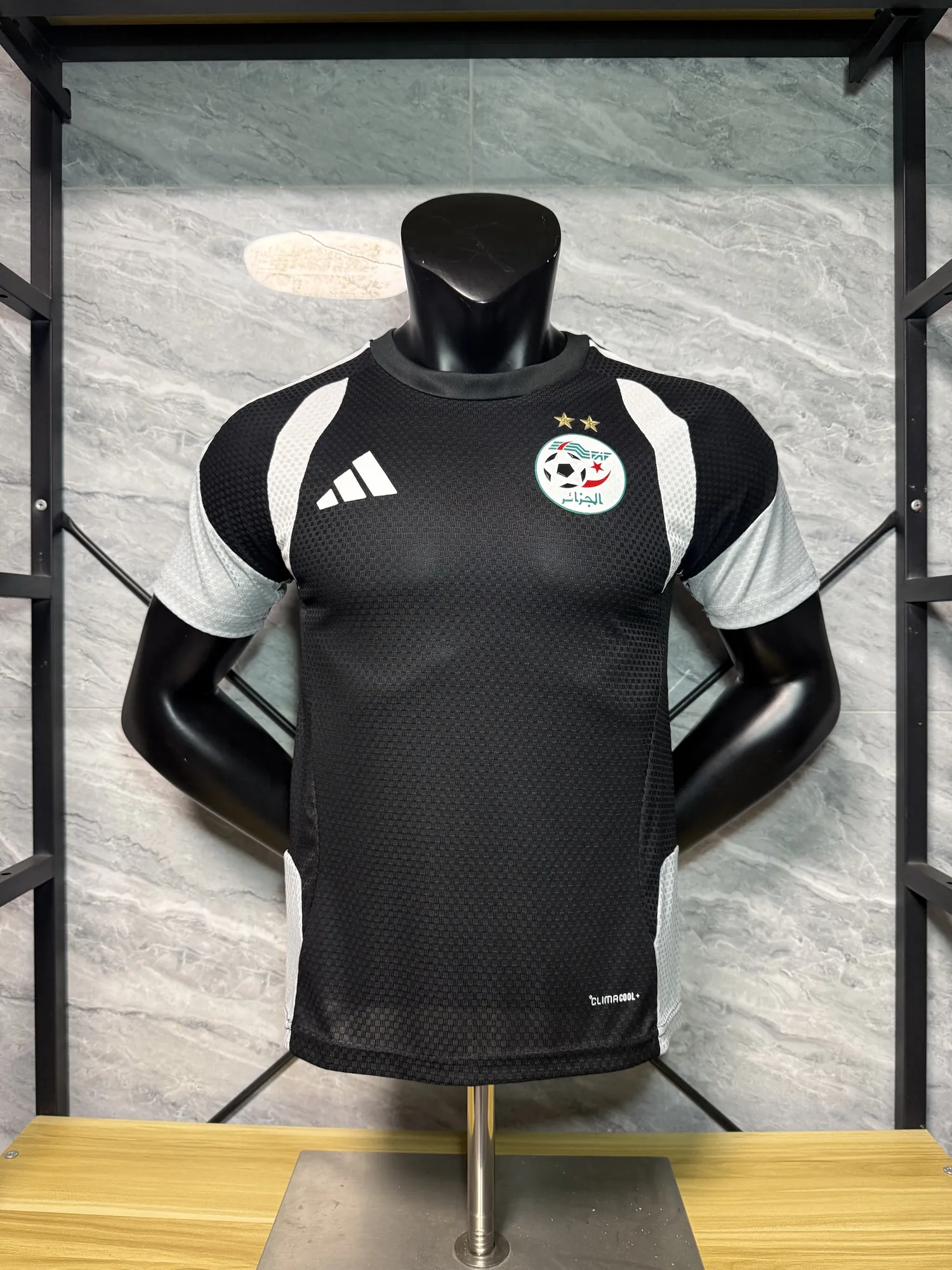 2026 Algeria Training Black KIt Player Version Soccer T-Shirt AAAAJersey Supply Yupoo 7