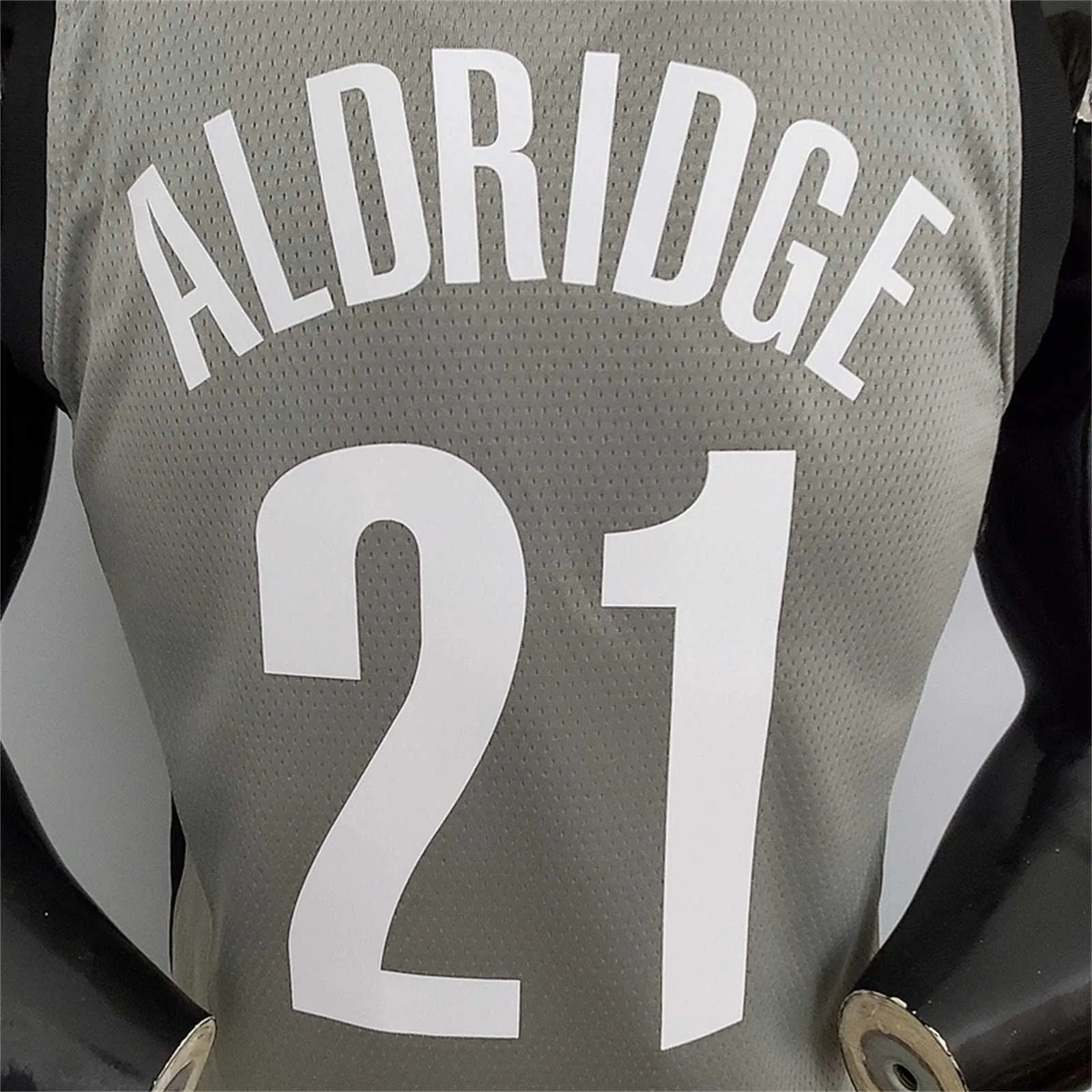 Nets Aldridge #21 Flyer Grey 1