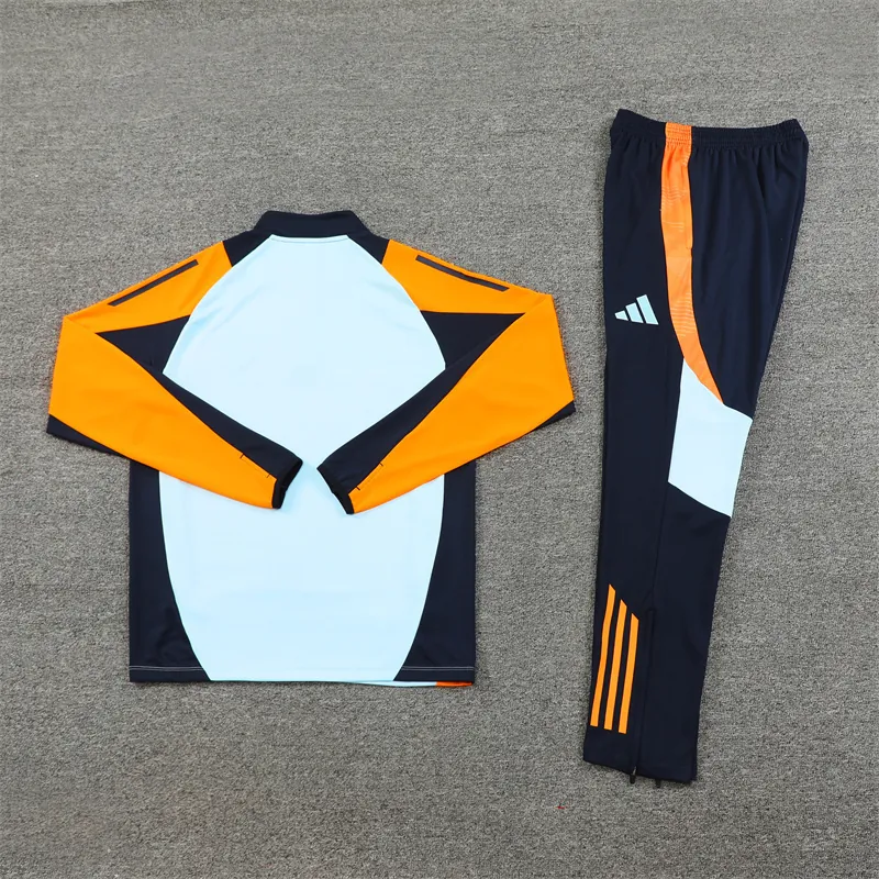 24-25 Real Madrid Long Sleeve Training Suit Football Shirts 1