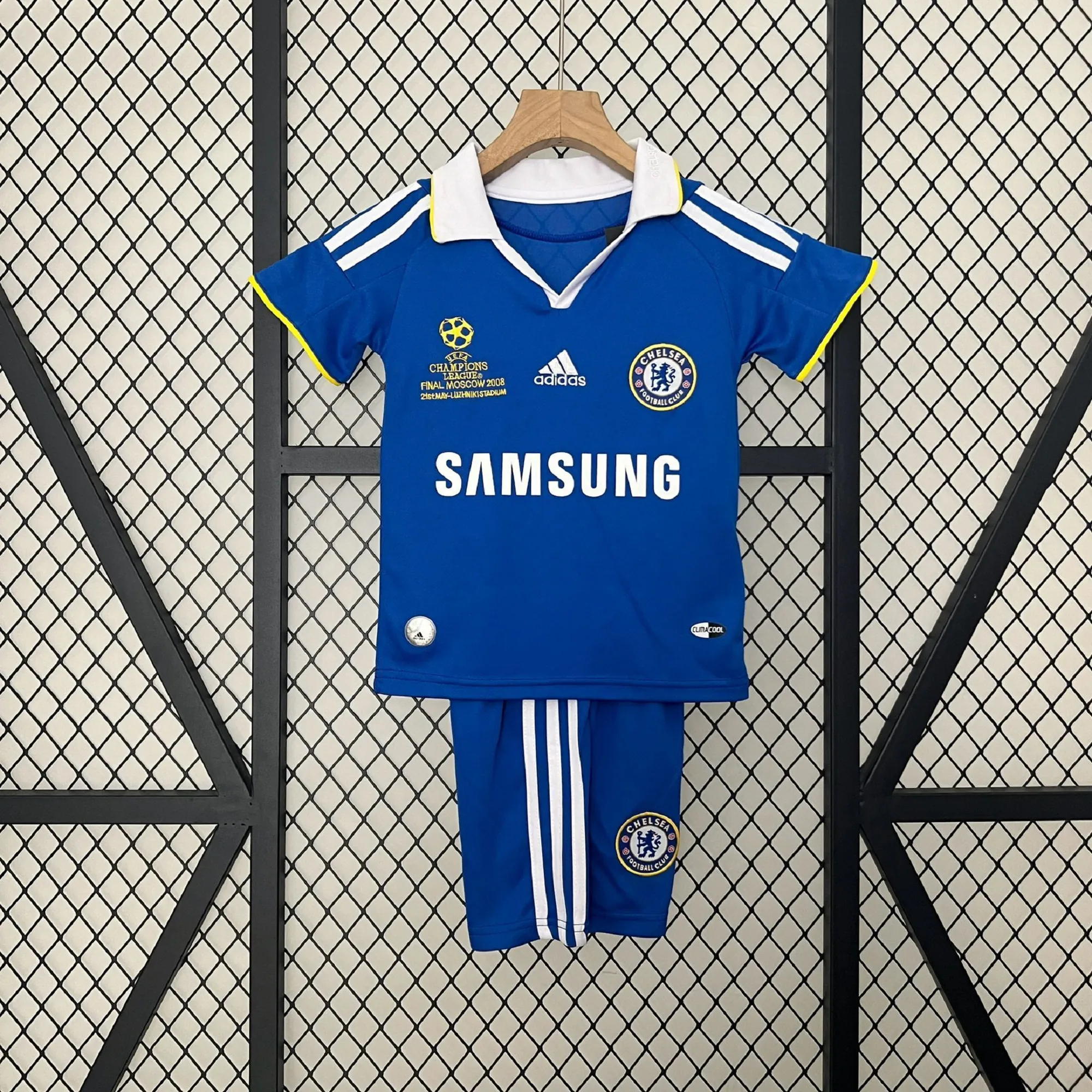 08-09 Chelsea Home Champions League Retro Kid Kits Youth Apparels AAAAJersey Wholesale Yupoo 10