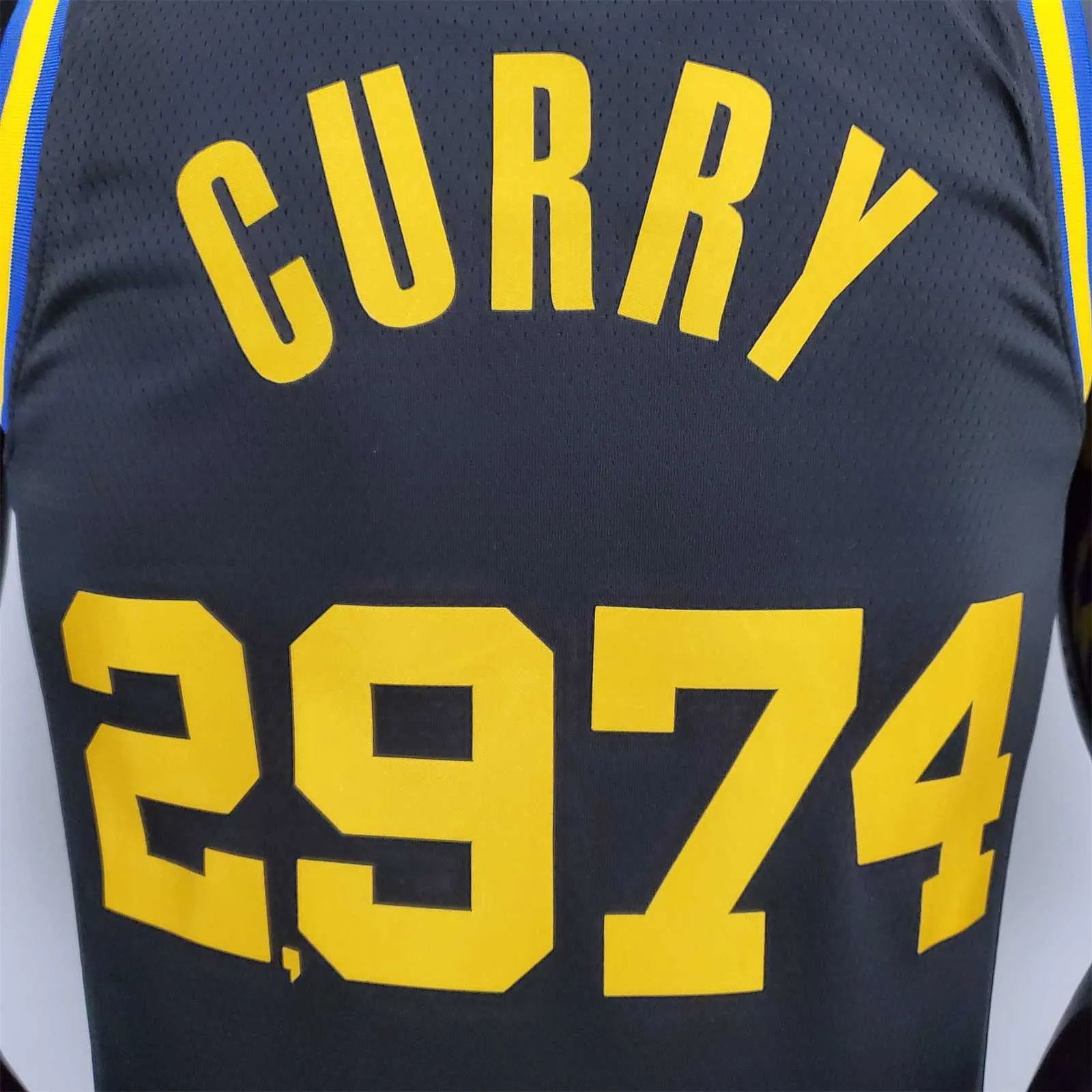 75th Anniversary Curry #2974 Warriors Black 2