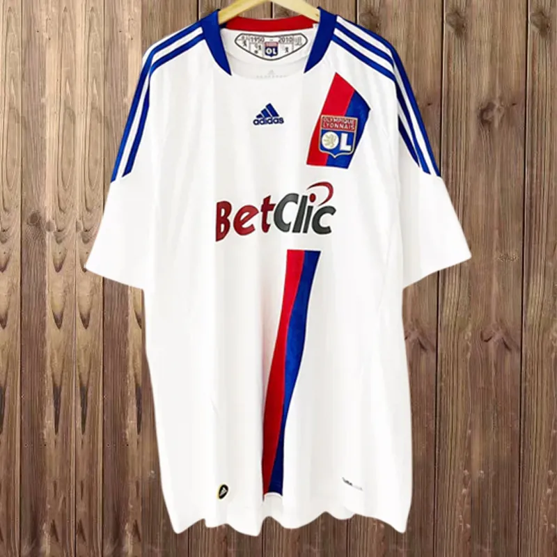 10-11 Lyon Home Retro Kit Vintage Shirt Soccer AAAAJersey Yupoo 2