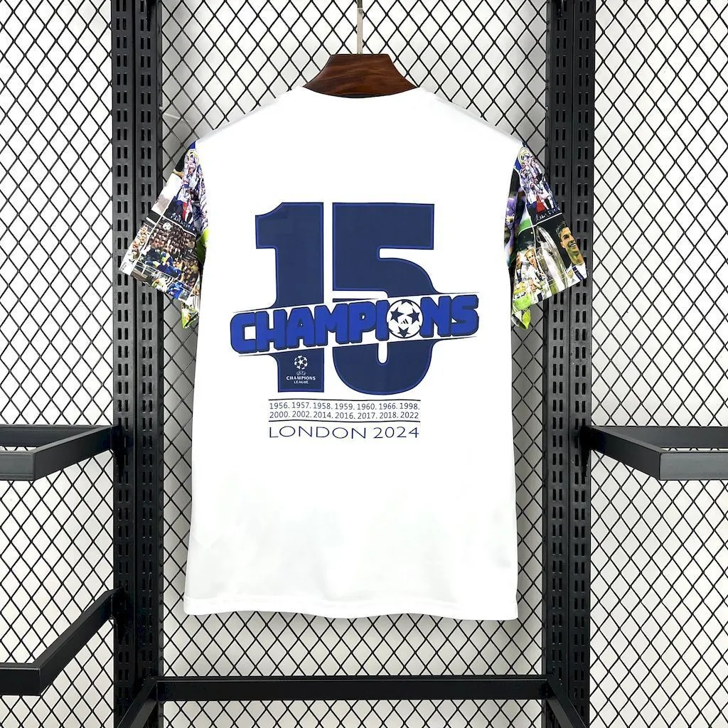 25-26 Real Madrid 15 UCL Champions Special Edition T-Shirt Football Apparels Soccer AAAAJersey 1