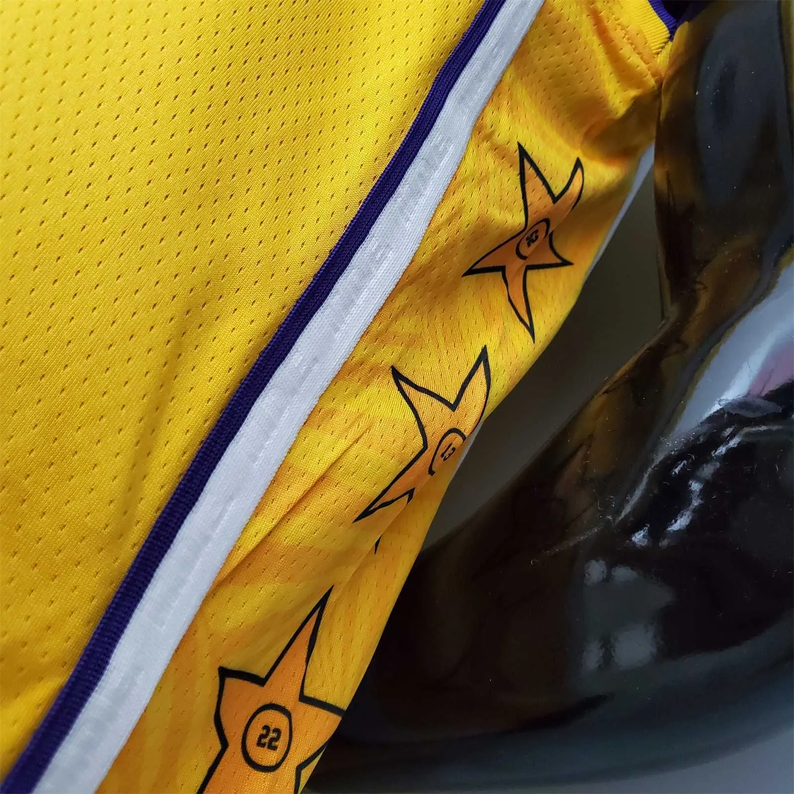 ANTHONY#7 Lakers V-neck City Edition yellow 2