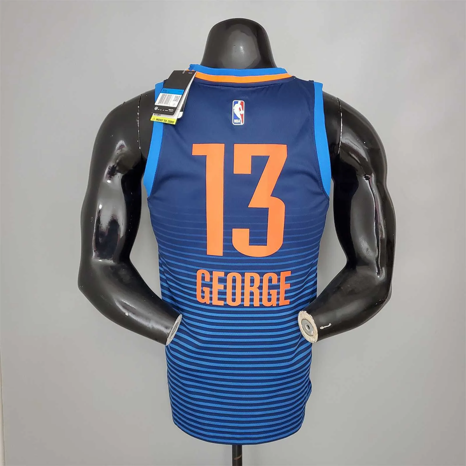 GEORGE#13 Thunder Blue Stripes 5