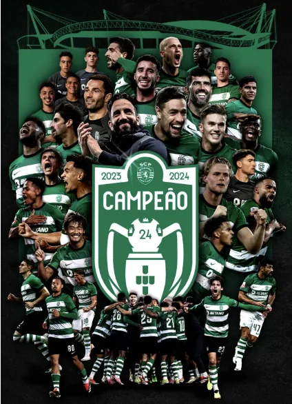23-24 Sporting Lisbon Home Kit with Champion Customization Football AAAAJersey Supplier 3