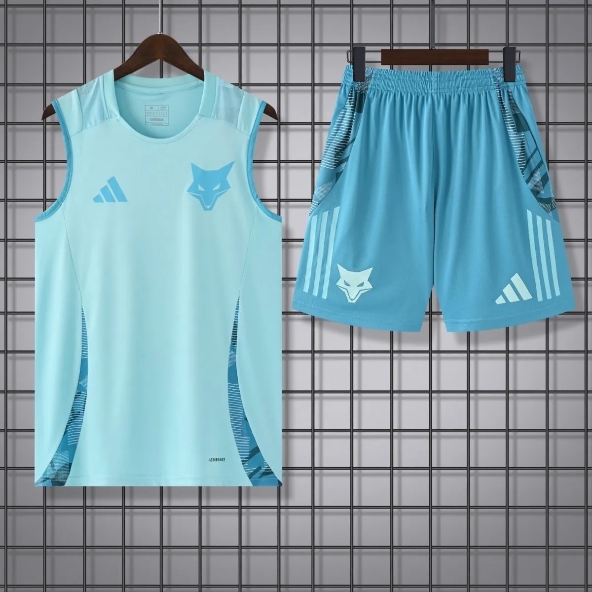 25-26 Cruzeiro Blue Training Kits Football Vest Suits 4