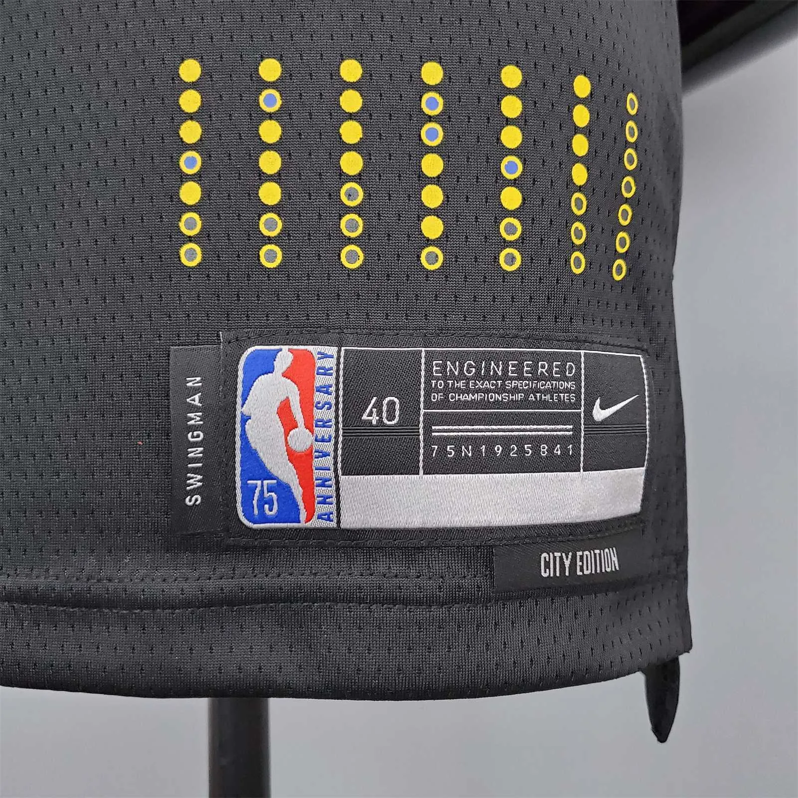 2022 75th Anniversary green#23 Warriors City Edition Black 8