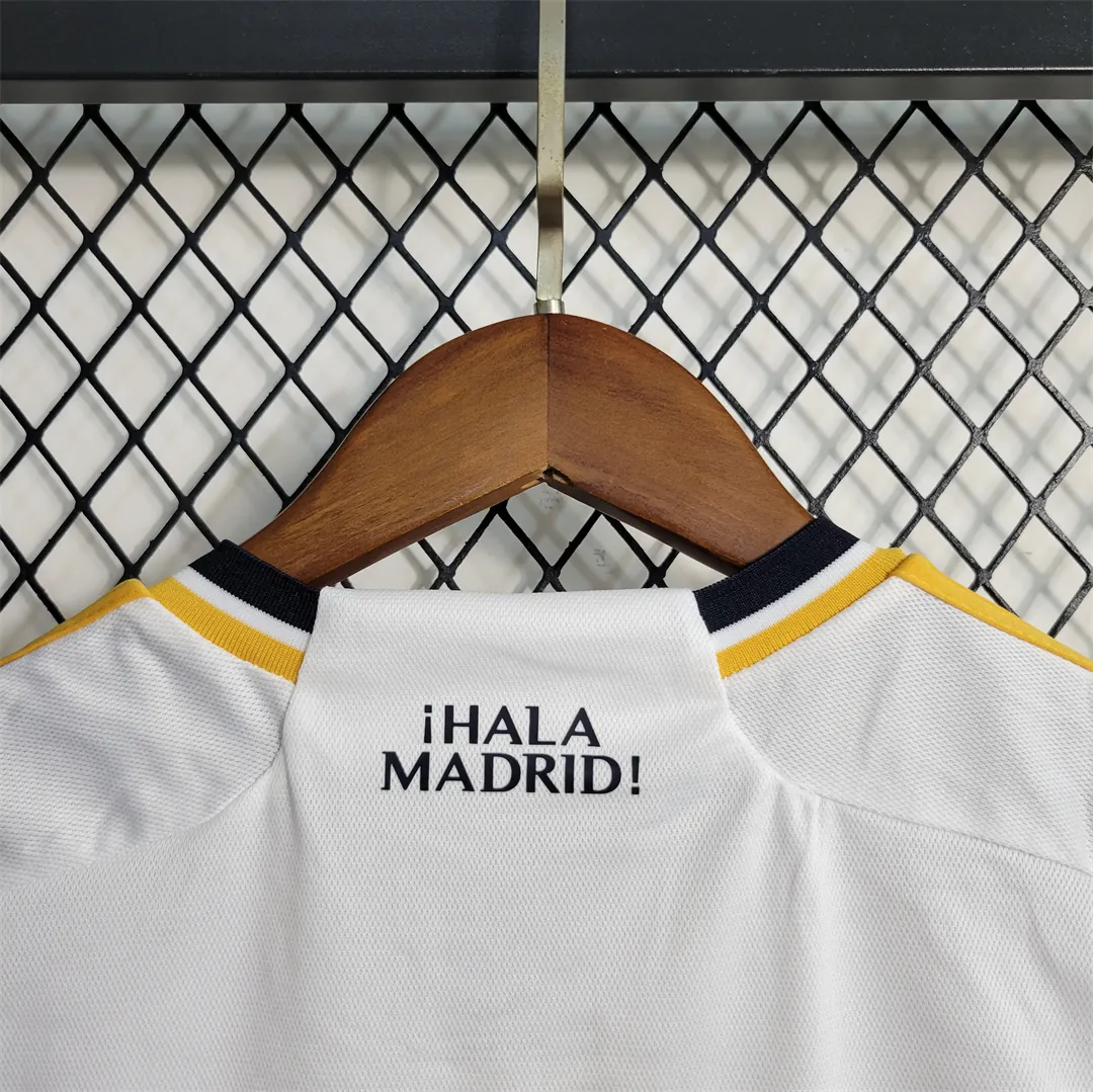 23-24 Real Madrid home kids kit 9