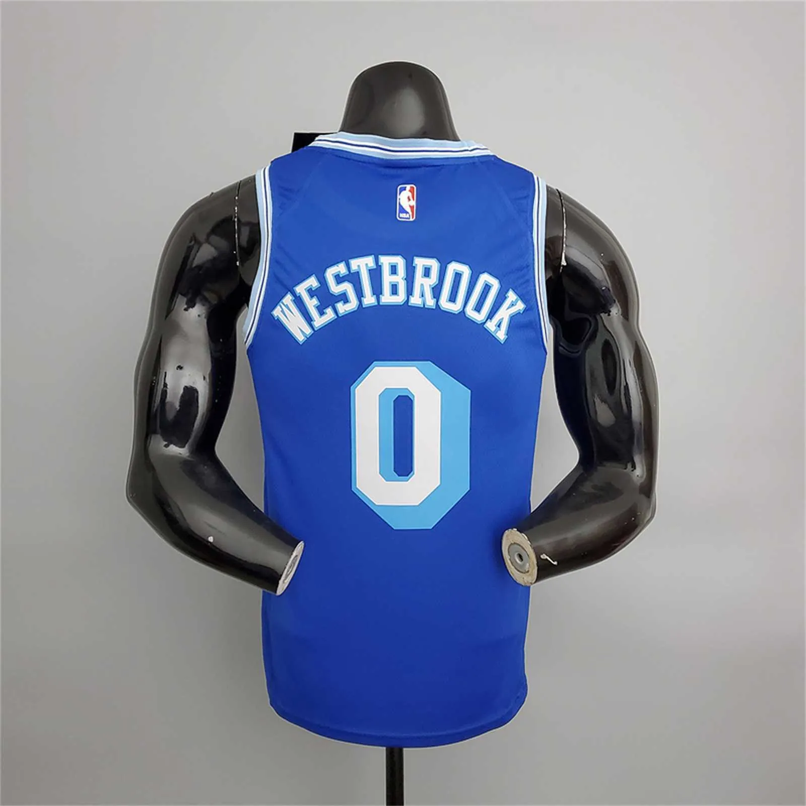 2021 Westbrook#0 Lakers Retro Blue 5