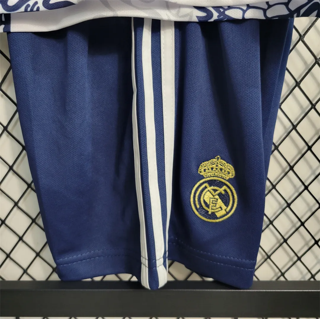 23-24 Real Madrid Special Edition White kids kit 4