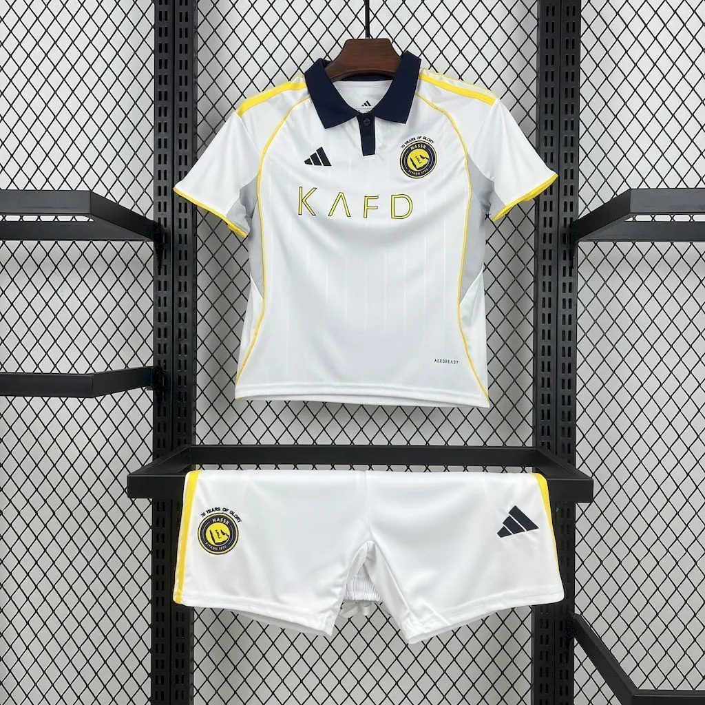 25-26 Al-Nassr Third Kid Kits Youth Apparels AAAAJersey Supply Yupoo 11