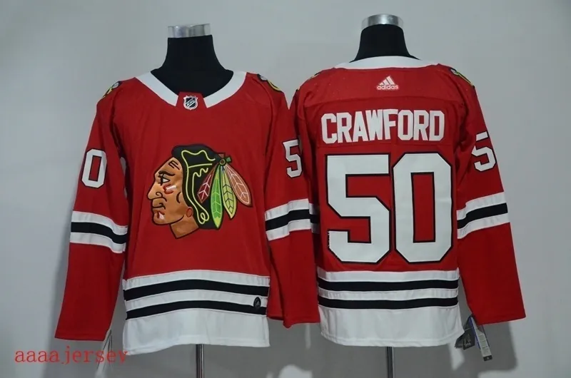 Chicago Blackhawks ice hockey jersey M-3XL 芝加哥黑鹰队冰球服 1
