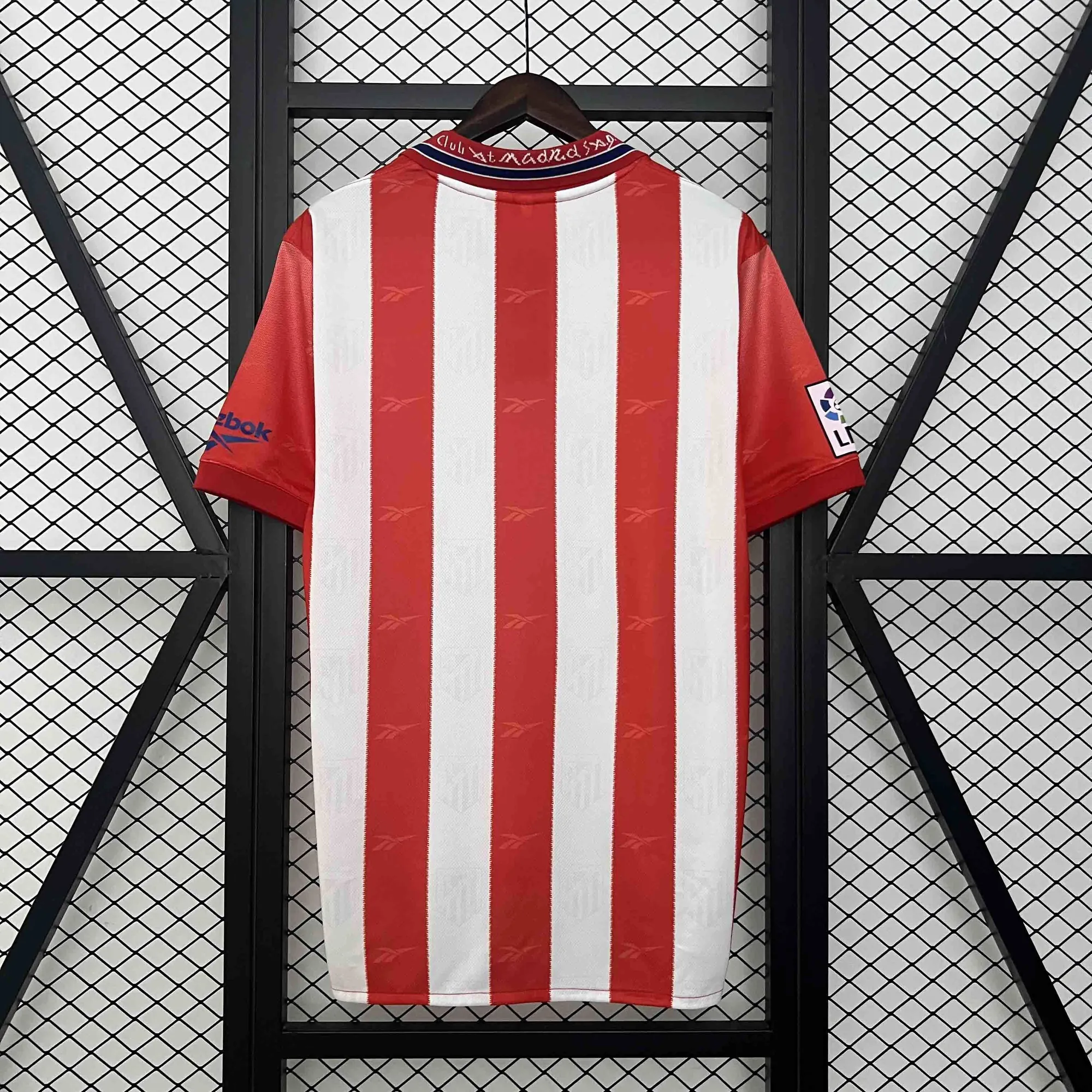 98-99 Atletico Madrid Home Retro Kit Vintage Shirt AAAAJersey Supplier Yupoo 3