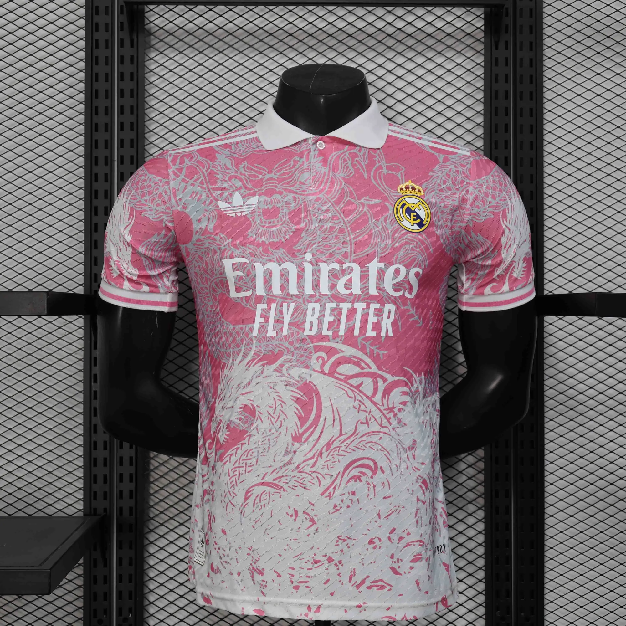 25-26 Real Madrid Pink Dragon Special Edition Kit Player Version Shirt AAAAJersey Supply Yupoo 6
