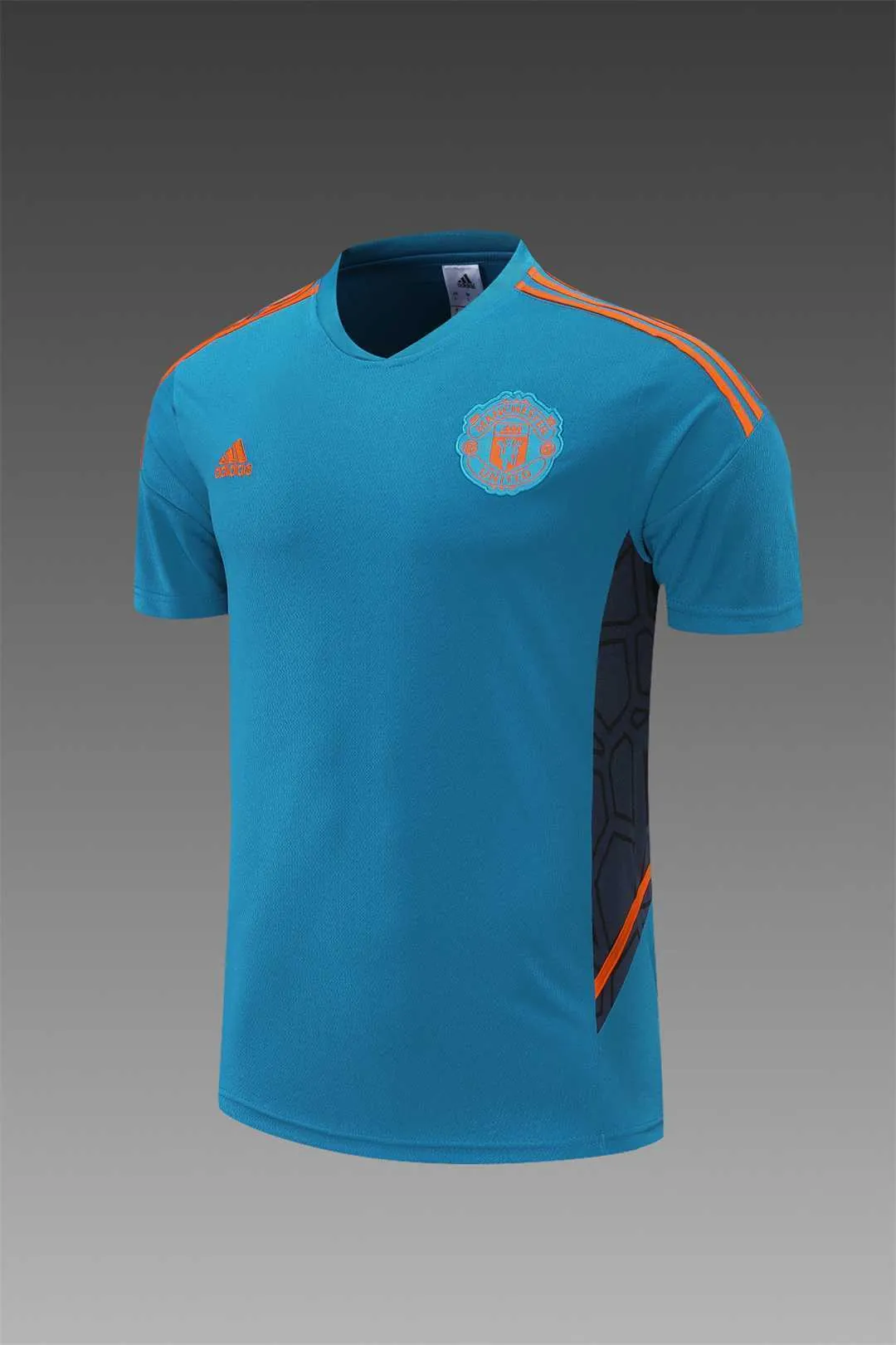 2223 Manchester United Training Suit Short Sleeve Kit Blue 21