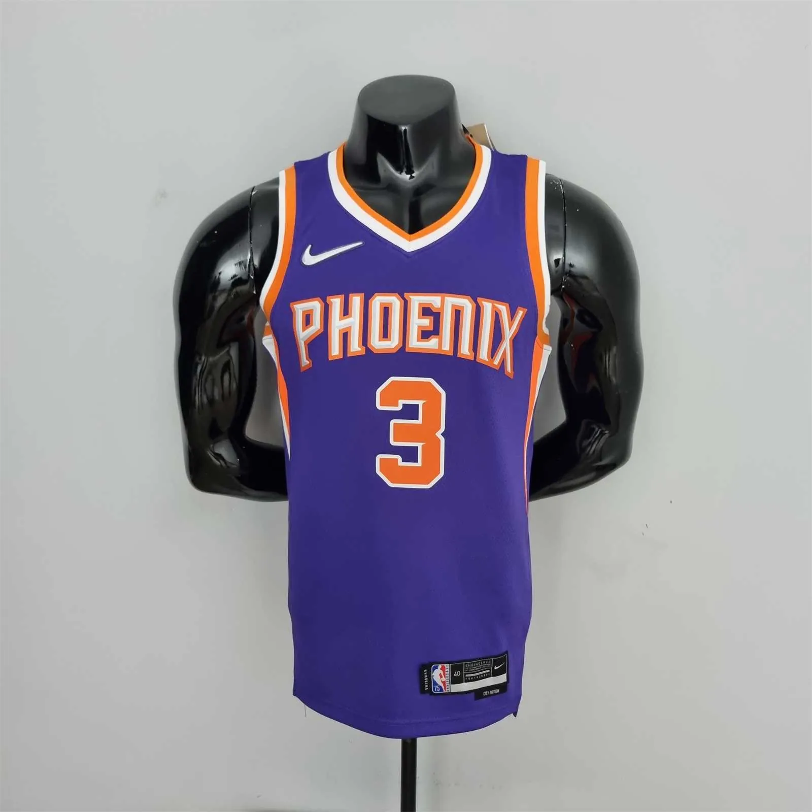 75th Anniversary Paul #3 Phoenix Suns Purple NBA Jersey 8