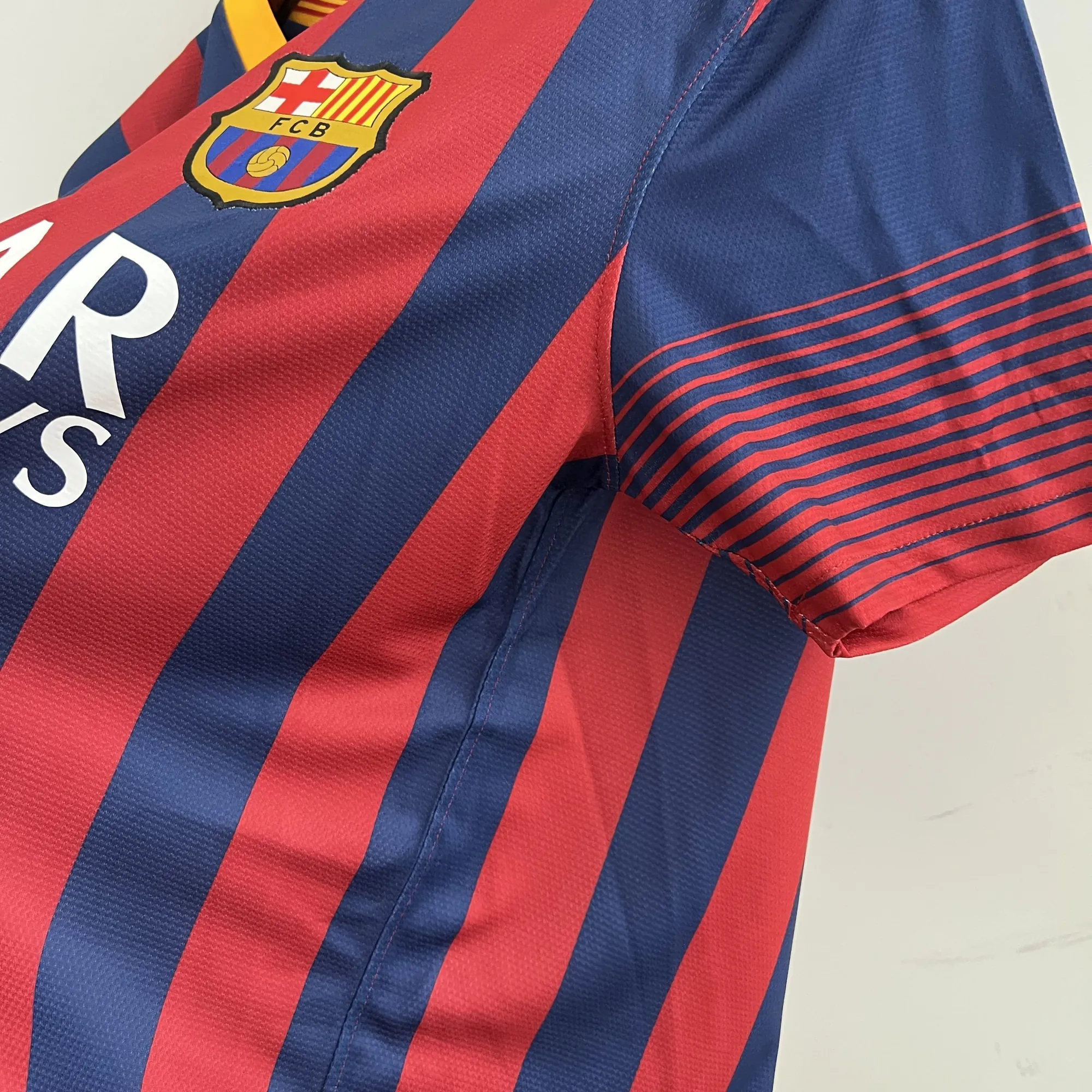 13-14 Barcelona Retro Home S-XXL best soccer jersey 8