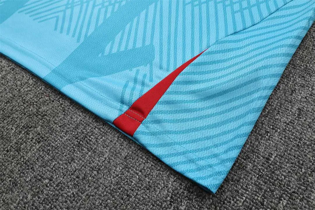 22-23 Barcelona vest training suit kit blue 1