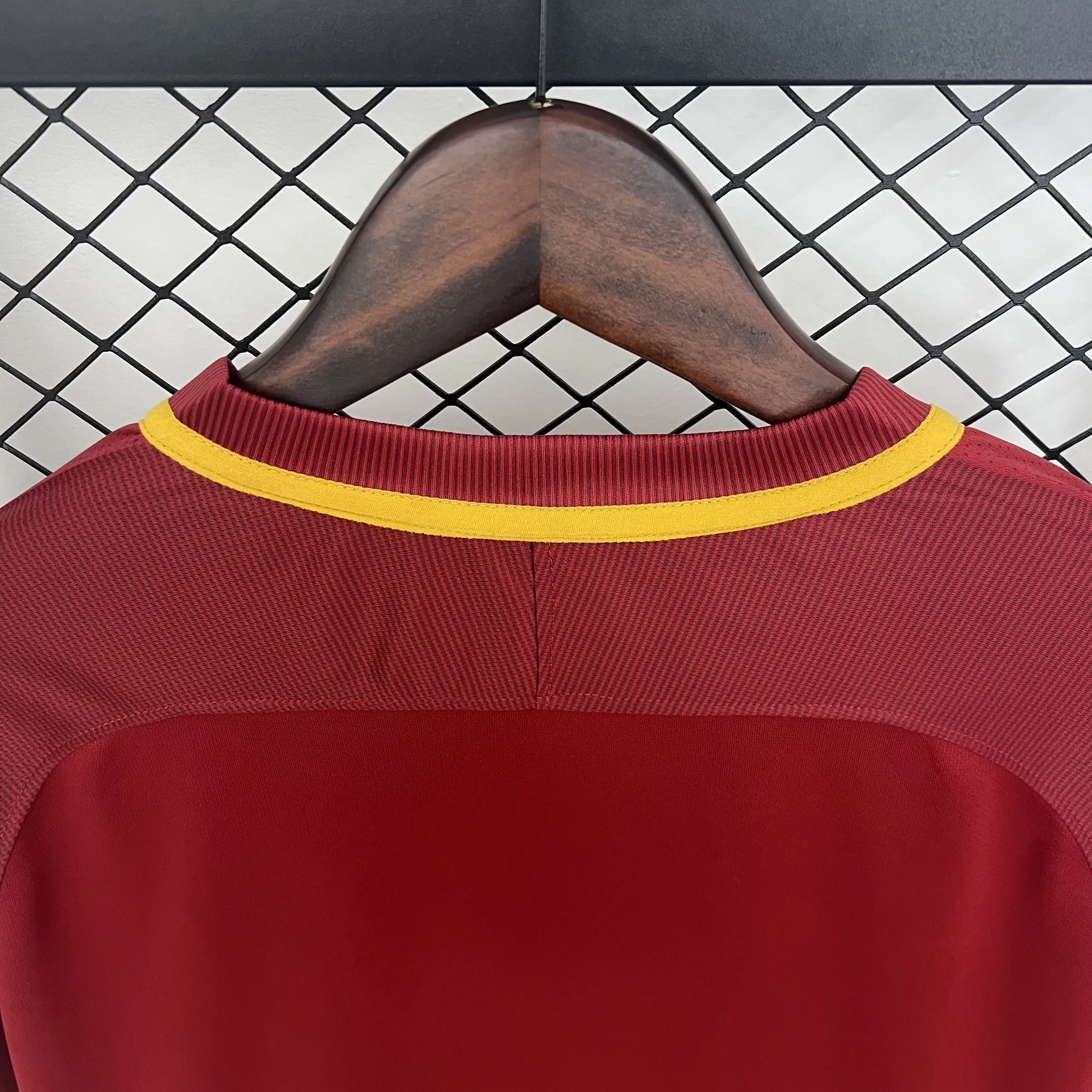 17-18 Roma Home Retro Kit Long Sleeve Shirt Soccer Kit AAAAJersey Cheap Yupoo 2