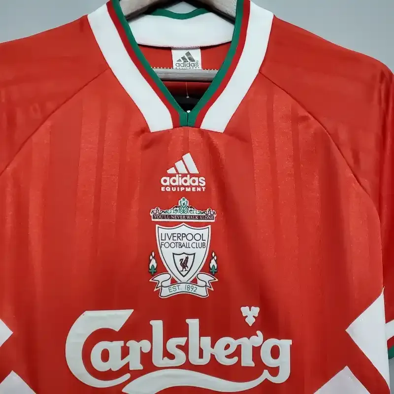 93-95 Retro Liverpool Soccer Jersey Home S-2XL 7