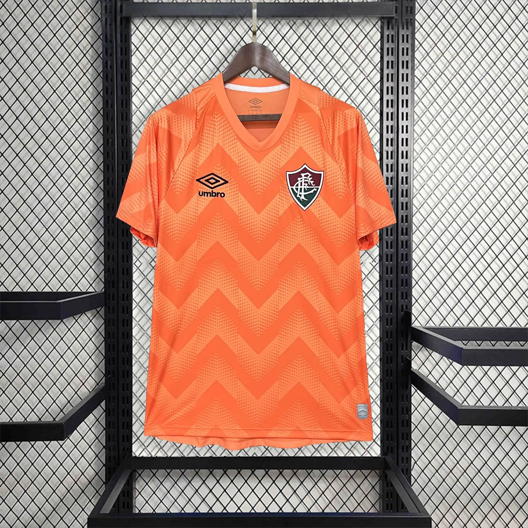 24-25 Fluminense Goalkeeper Orange Kit Football Replicas Yupoo 6