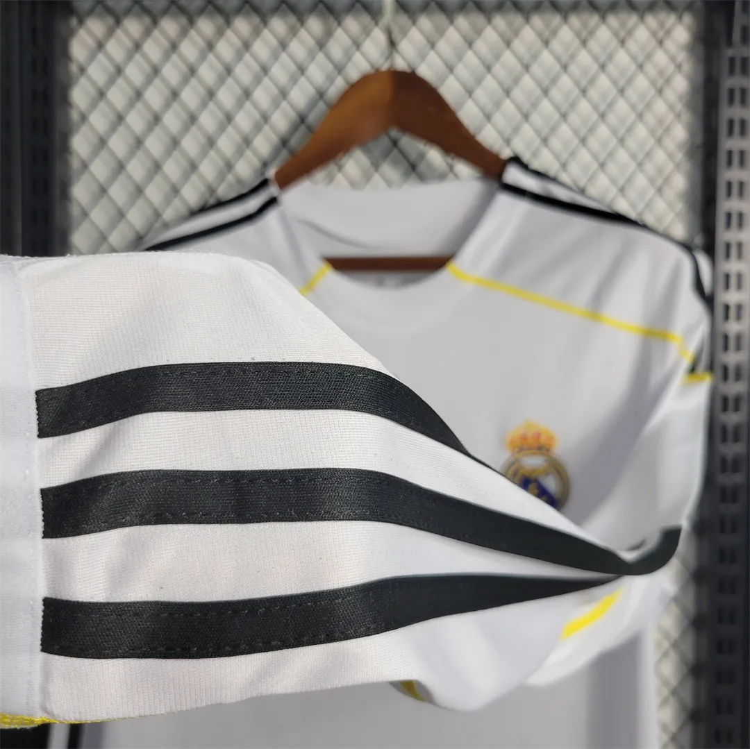 09-10 Real Madrid home Long Sleeve 4