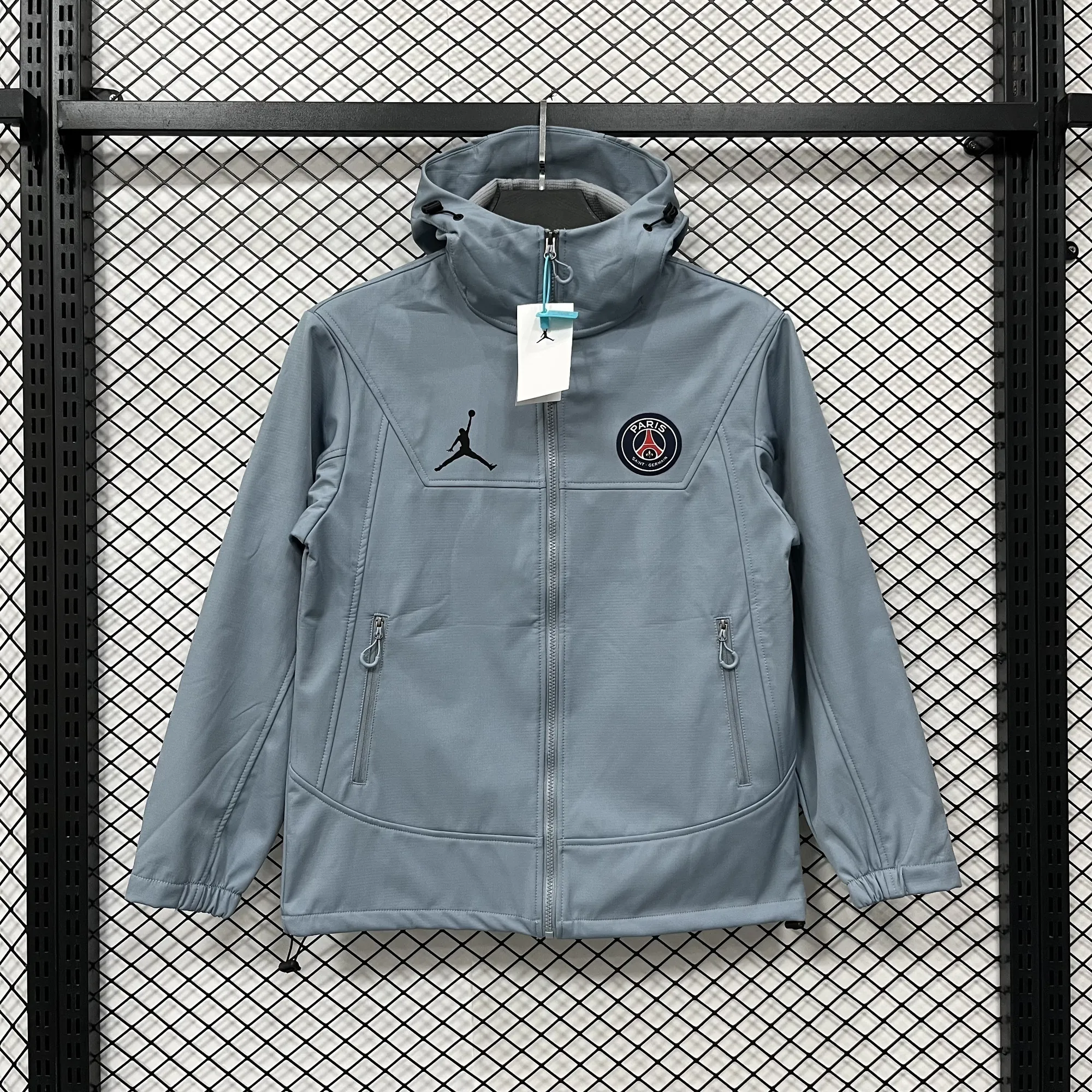 25-26 PSG hardshell jacket Kit Soccer Windbreaker AAAAJersey Supply Yupoo 2