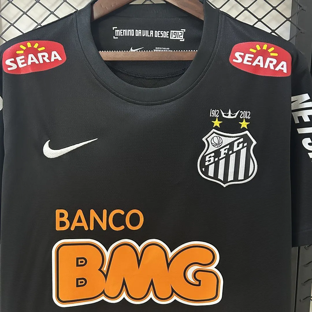 12-13 Santos Away Retro Kit Neymar Jr Vintage Shirt AAAAJersey Dropship Yupoo 11