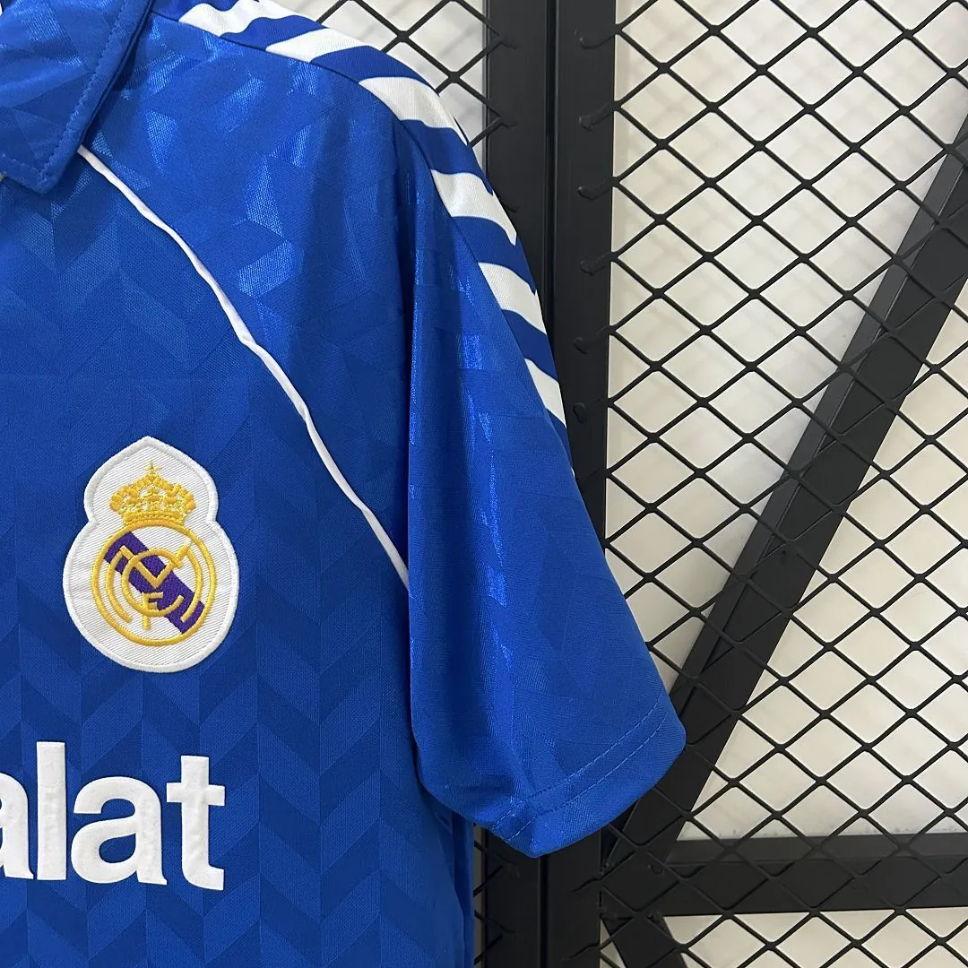 86-88 Real Madrid Away Retro Kit Vintage Shirt AAAAJersey Dropship Yupoo 1