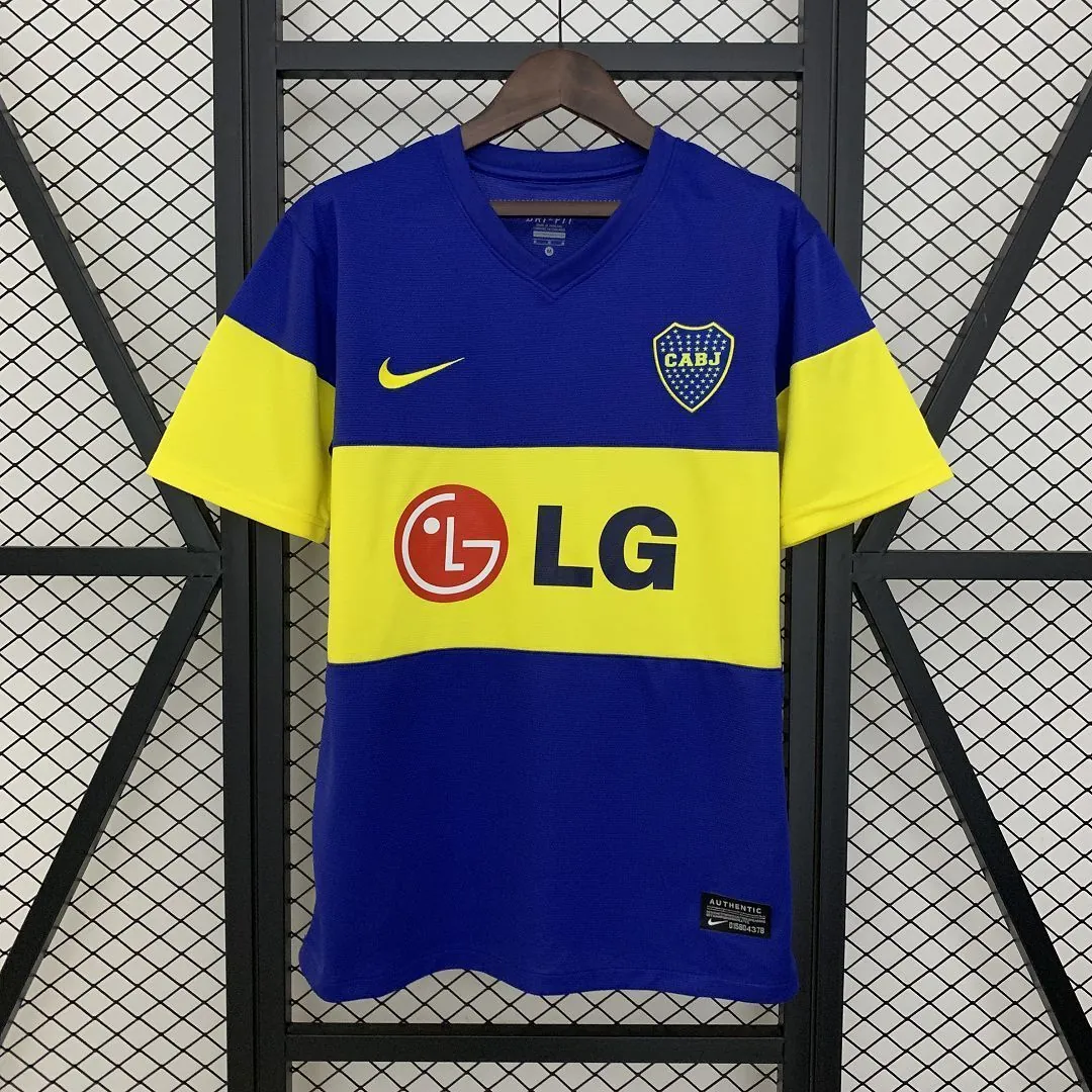 11-12 Boca Juniors Home Retro Kit Vintage Shirt AAAAJersey Dropship Yupoo 9