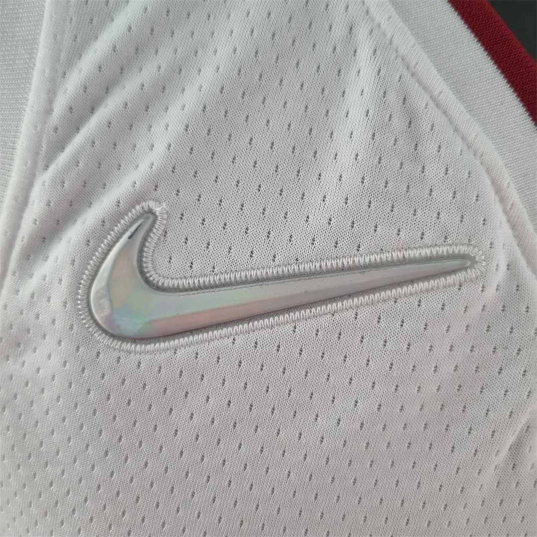75th Anniversary Miami Heat ADEBAYO#13 White NBA Jersey 5