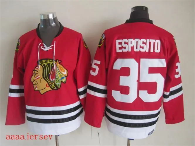 Chicago Blackhawks retro ice hockey jersey M-3XL 芝加哥黑鹰队复古冰球服 8