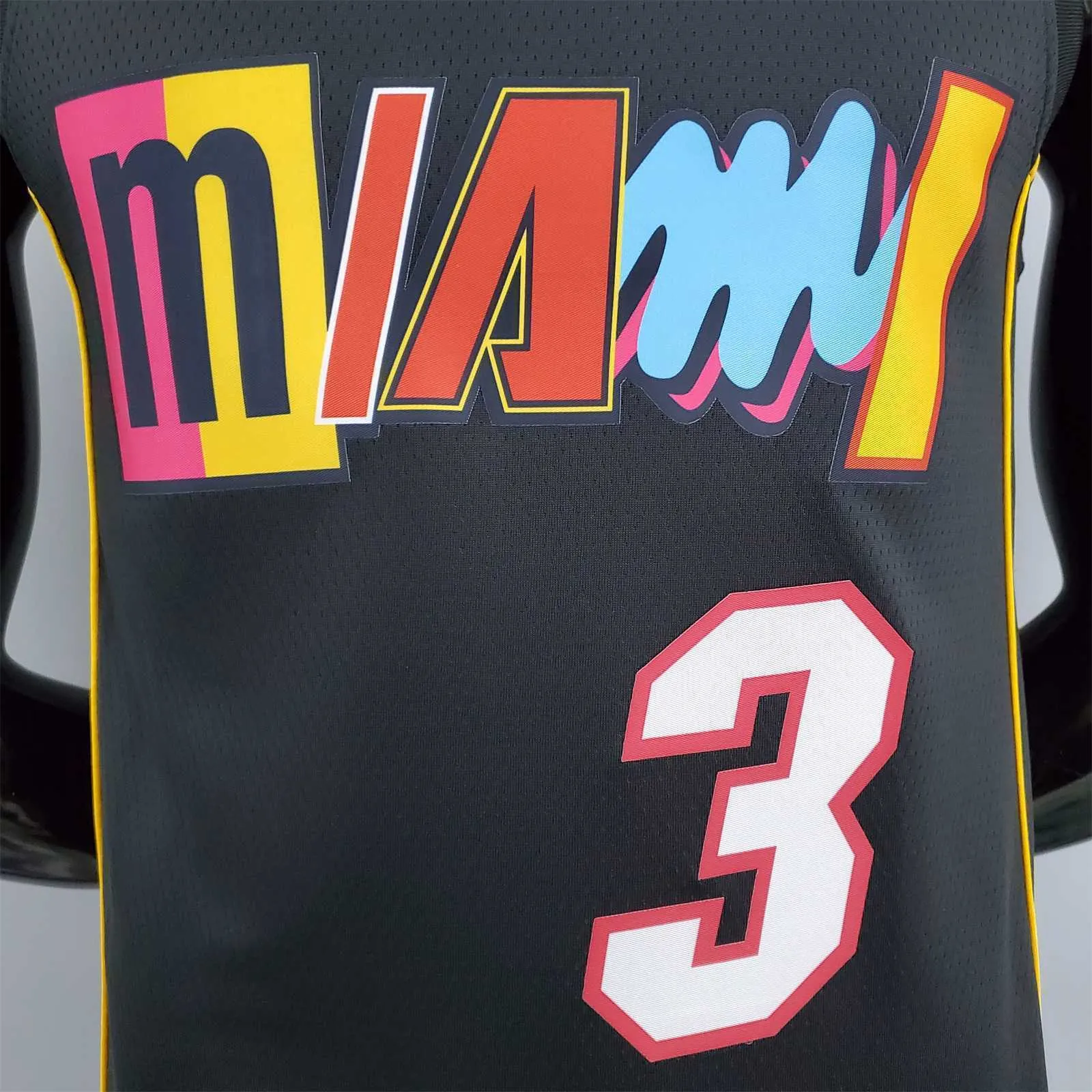 2022 season Wade #3 Heat City Edition Black 2