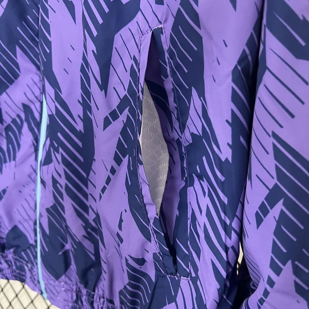 2024 Argentina Blue and Purple Reversible Windbreaker Double-Sides Jacket Football Replicas Yup 11