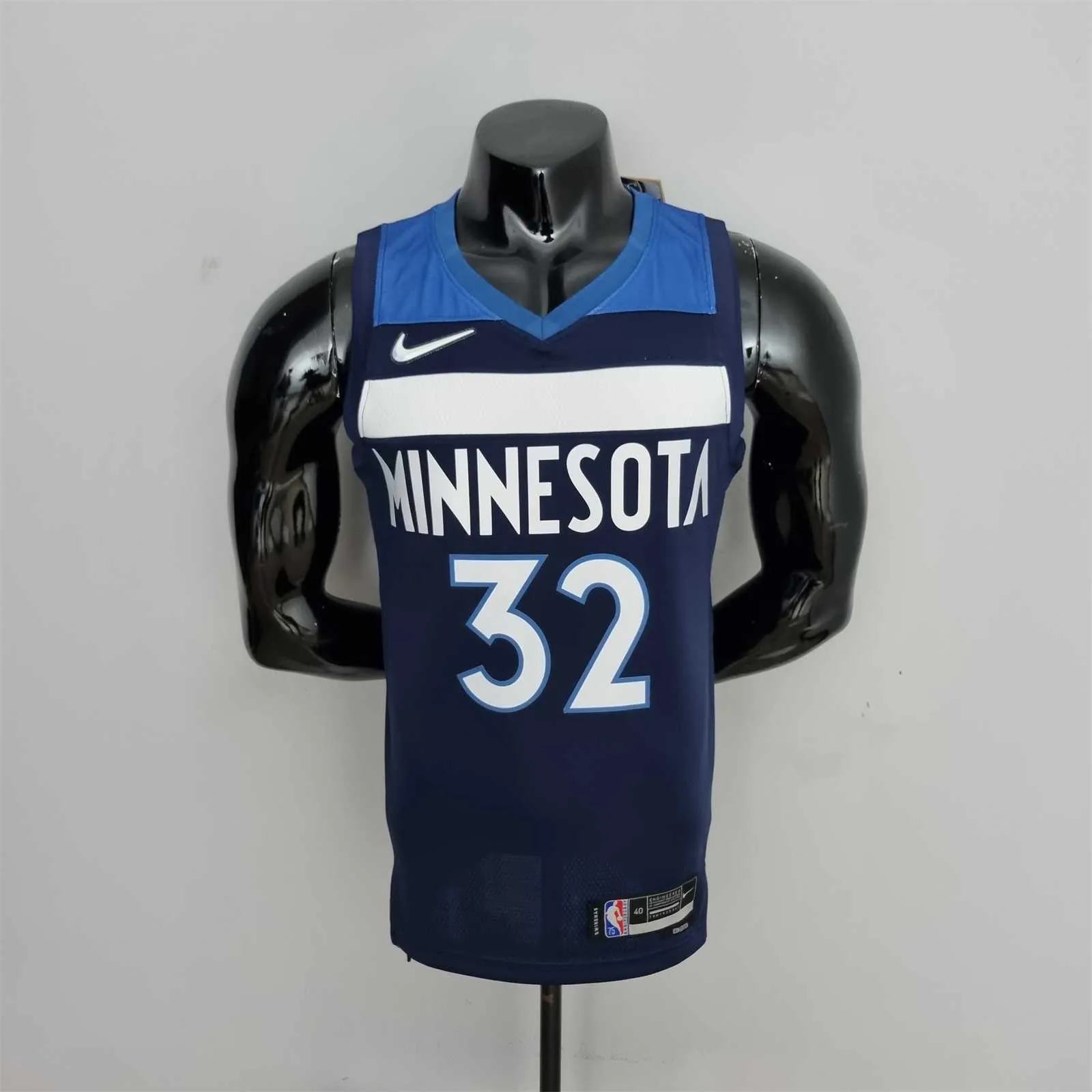 75th Anniversary Minnesota Timberwolves TOWNS#32 Royal Blue NBA Jersey 10