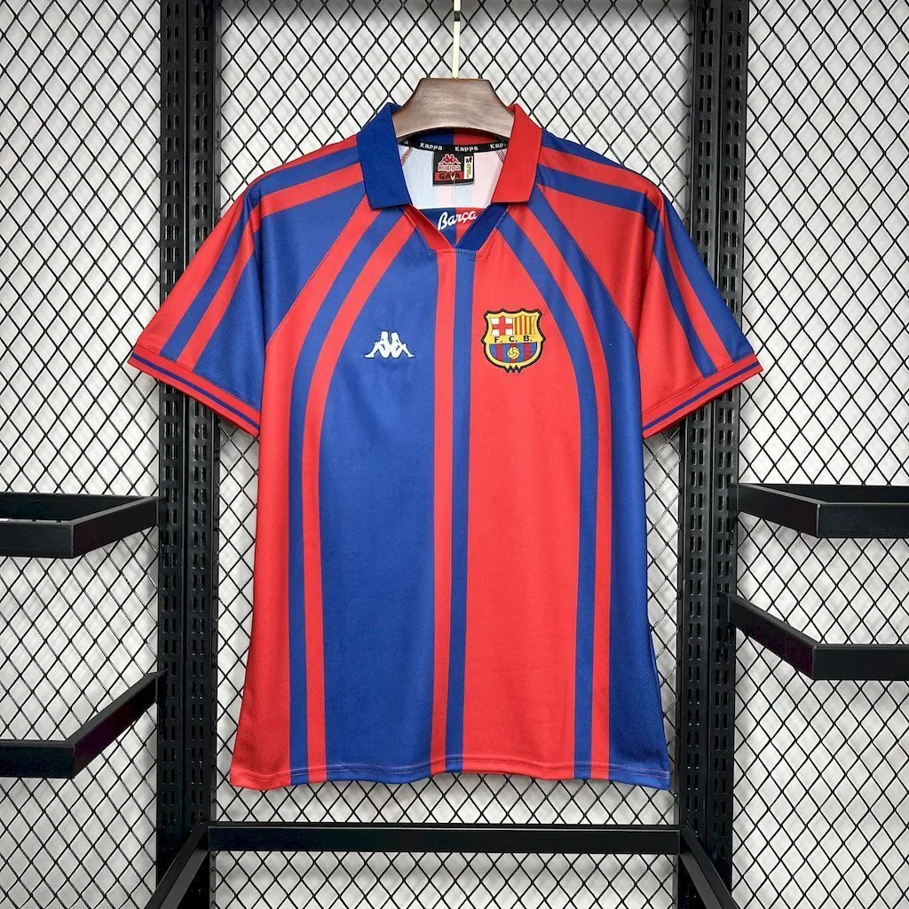 98-99 Barcelona Home Retro Kit Vintage Shirt Soccer AAAAJersey Yupoo 6